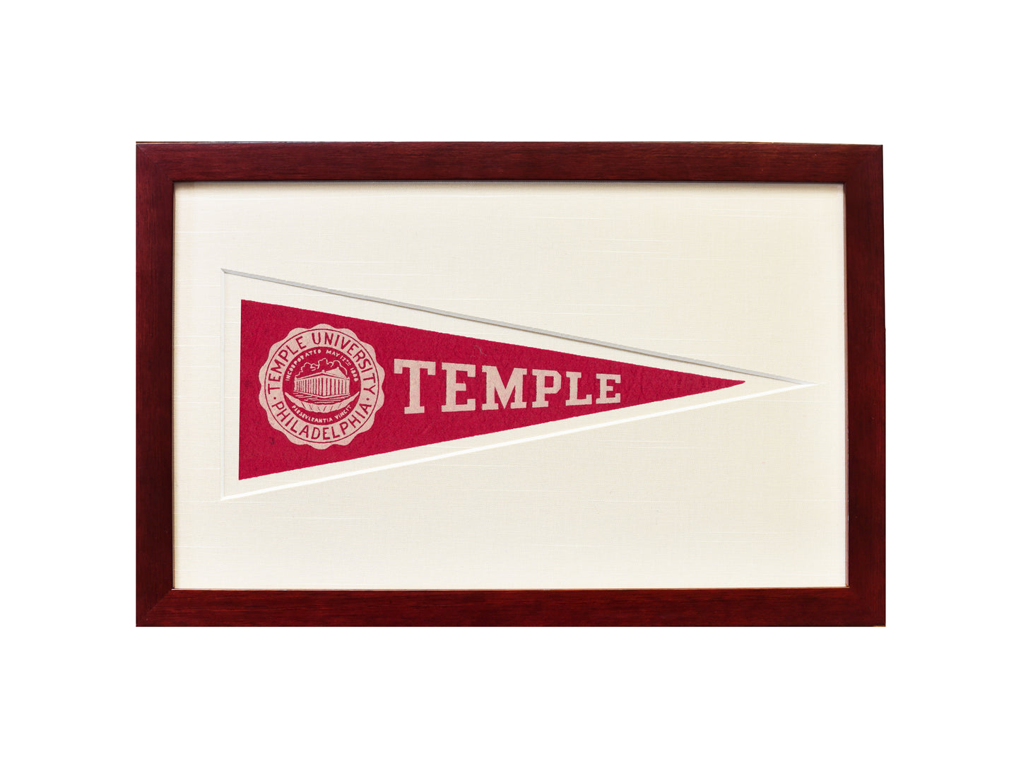 Vintage Temple University Hormel Pennant