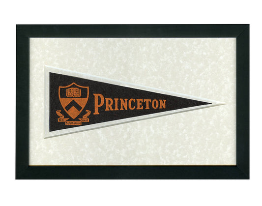 Vintage Princeton University pennant (Original framed Hormel) circa 1950