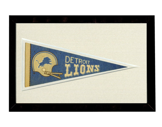 Vintage Detroit Lions Pennant (circa 1960s)