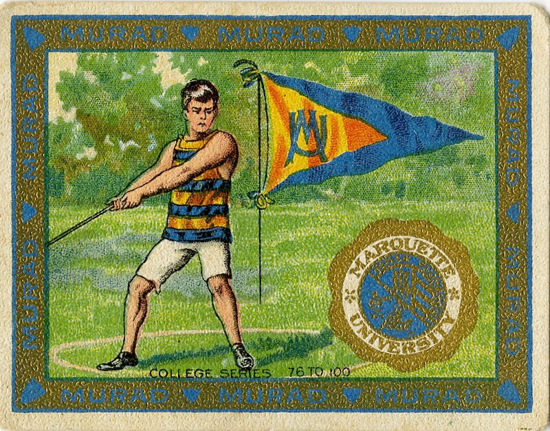 Vintage Marquette University Tobacco Card circa 1910