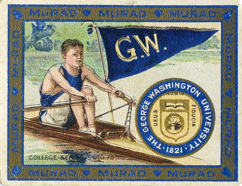 Vintage George Washington Tobacco card "circa 1900"