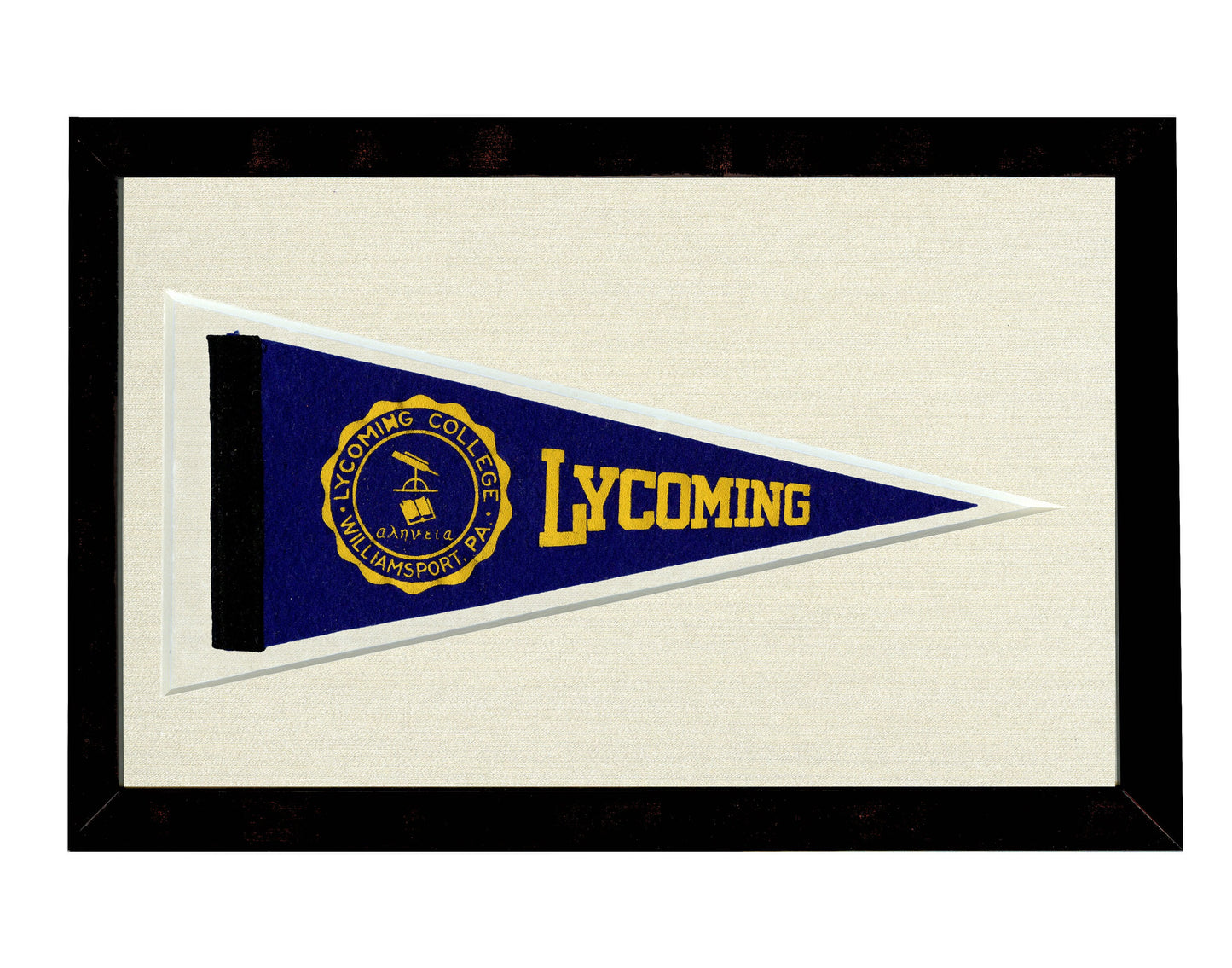 Vintage Lycoming College pennant circa 1800