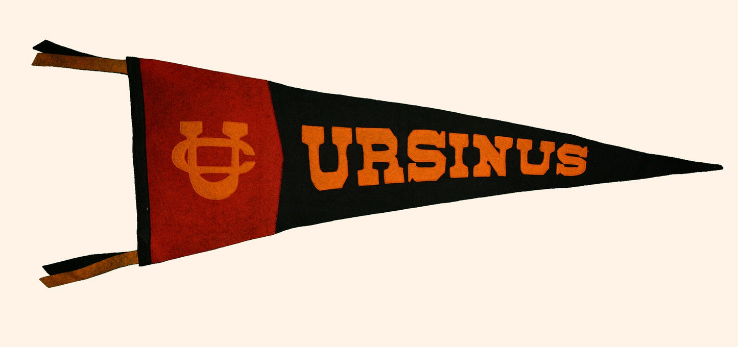 Vintage Ursinus College pennant "circa 1920s"