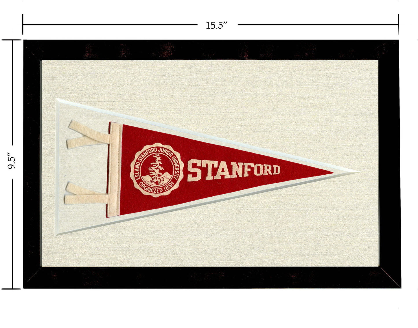 Vintage Stanford University Pennant (circa 1960s)