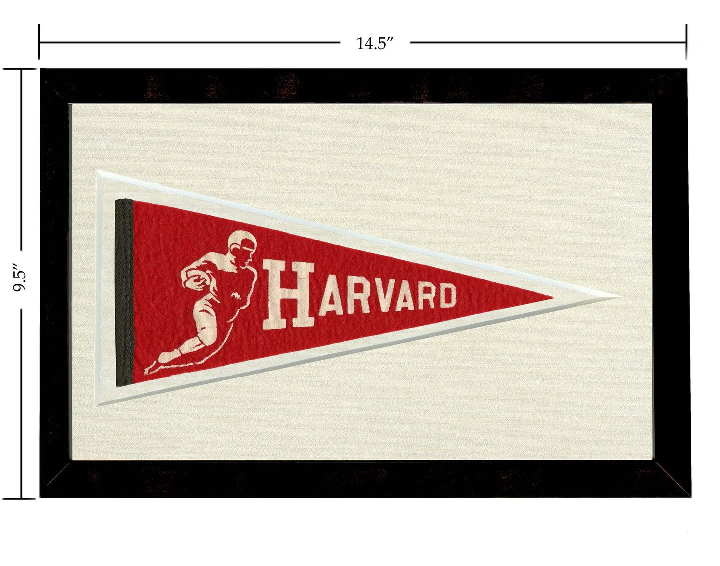 Vintage Harvard University Pennant