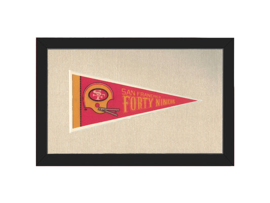 Vintage San Francisco 49ers Pennant