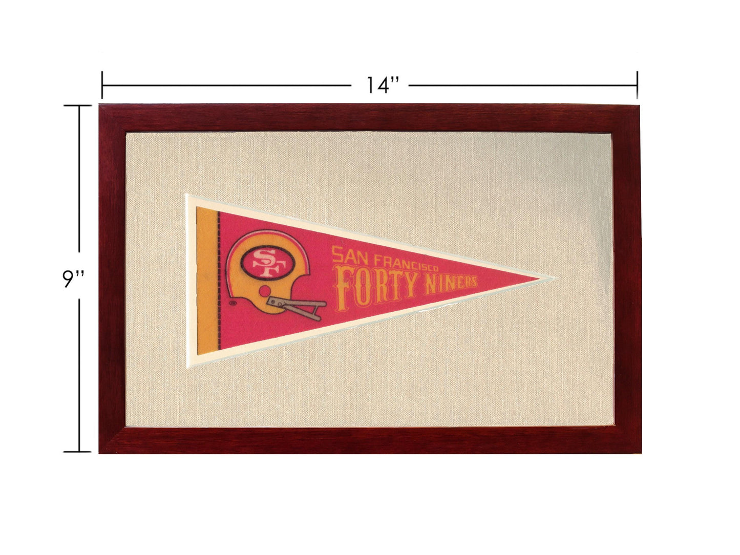 Vintage San Francisco 49ers Pennant
