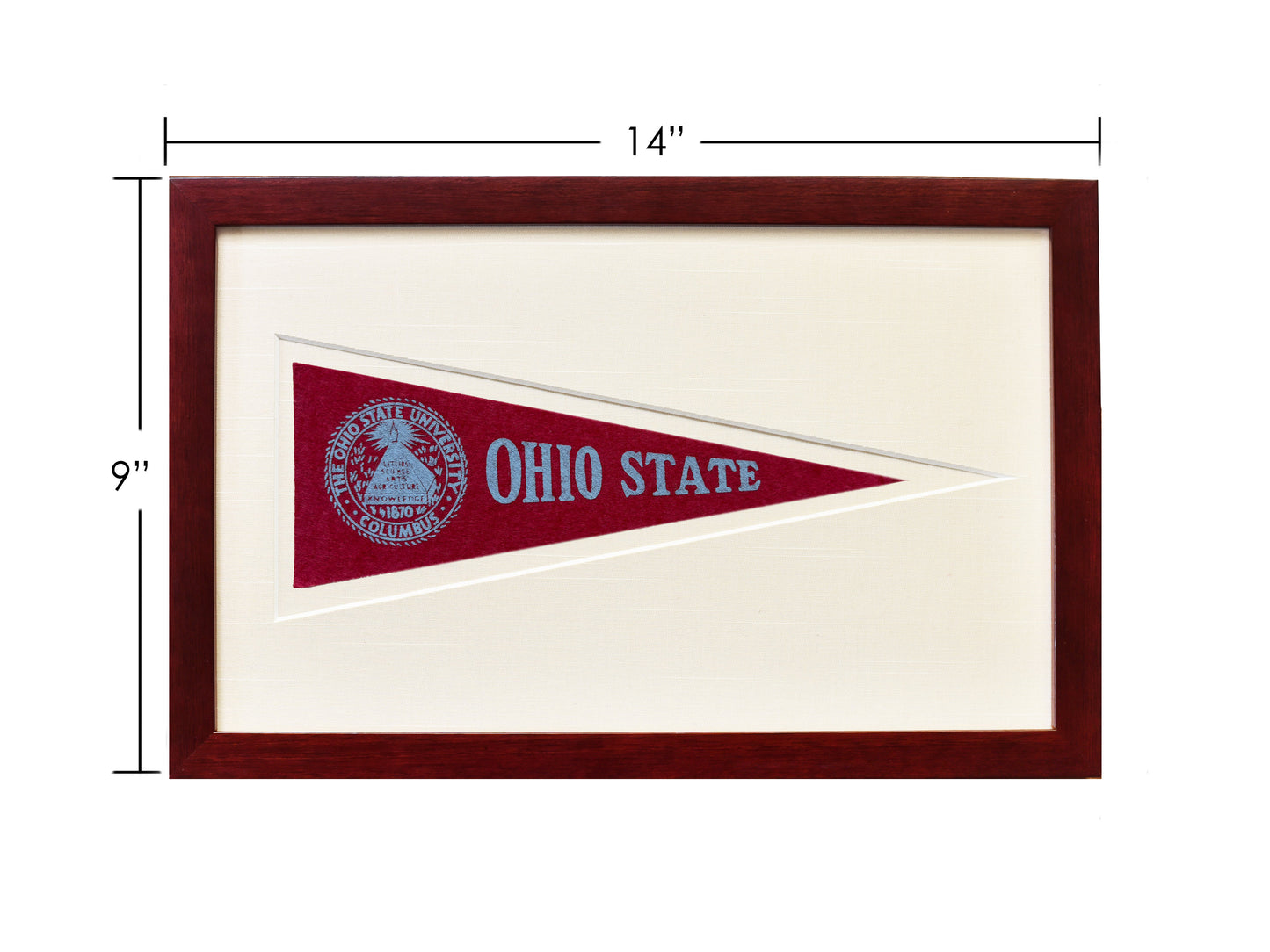 Vintage Ohio State University Hormel Pennant