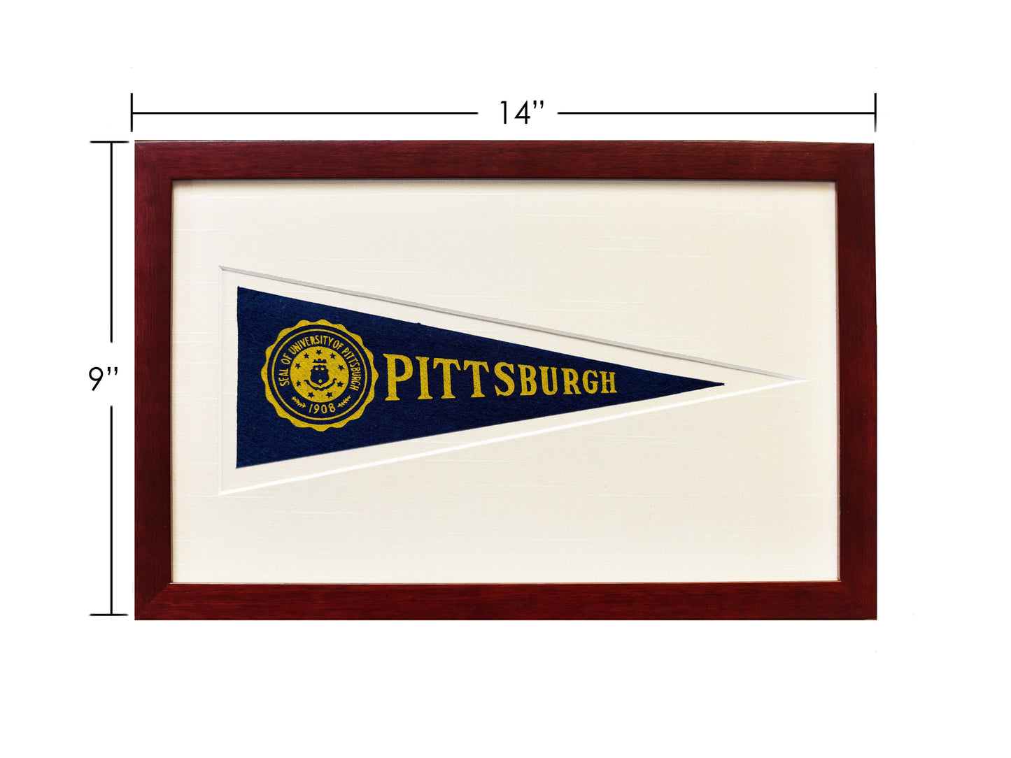 Vintage University of Pittsburgh Pennant (Hormel) circa 1950s