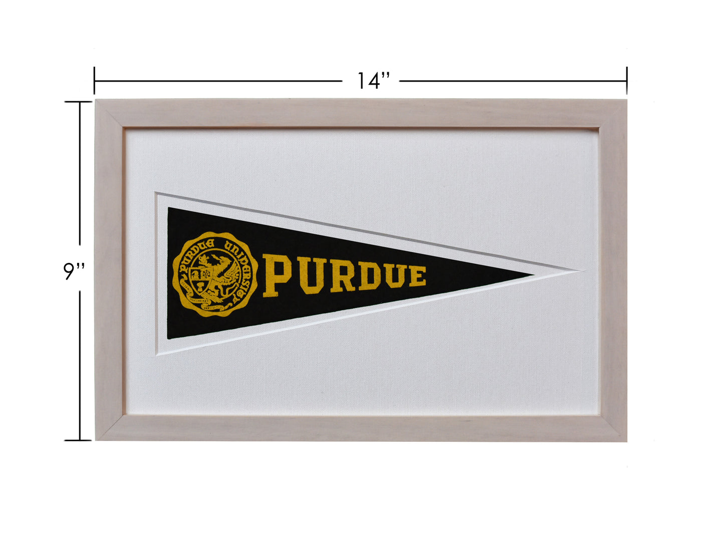 Vintage Purdue University Hormel Pennant