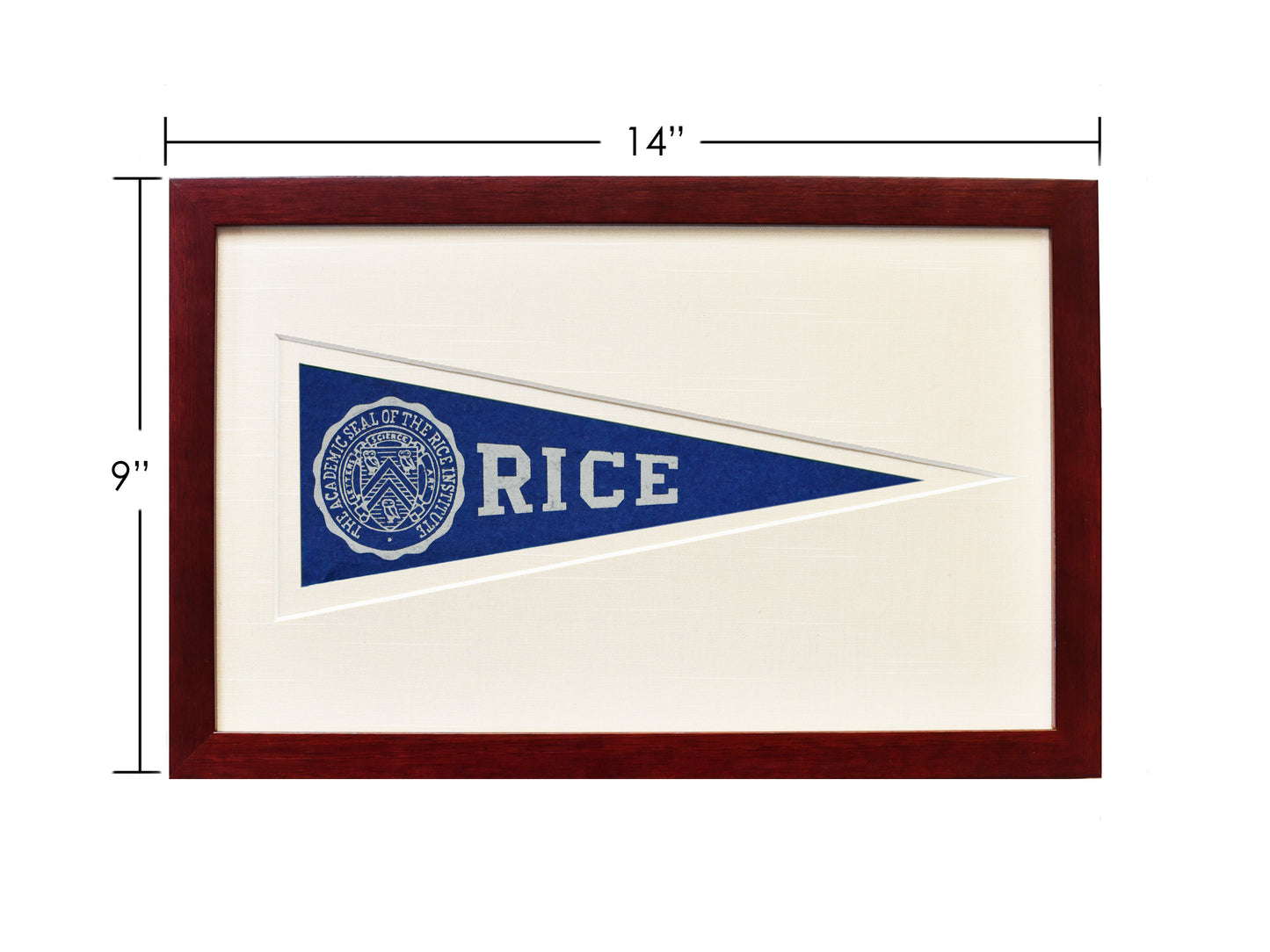 Vintage Rice University Hormel Pennant
