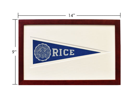 Vintage Rice University Hormel Pennant