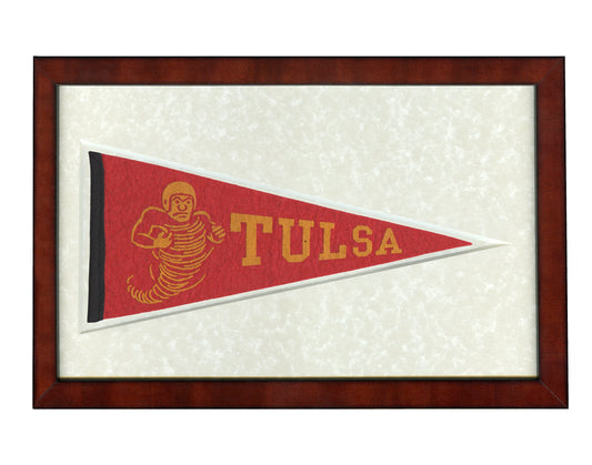 Vintage Tulsa University Pennant
