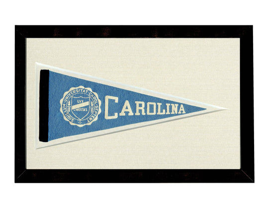 Vintage Carolina University Pennant (circa 1950s)