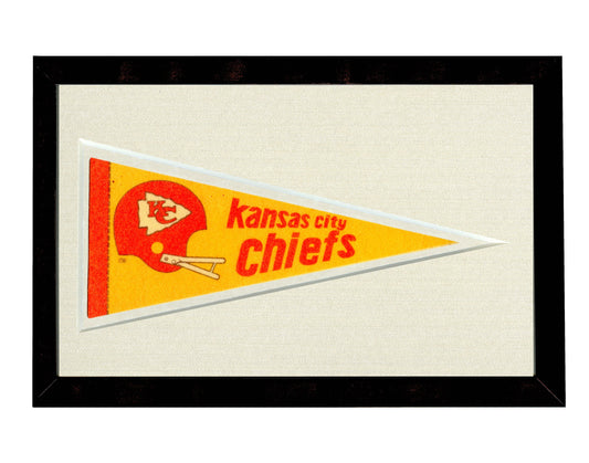 Vintage Kansas City Chiefs Pennant (circa 1960s)