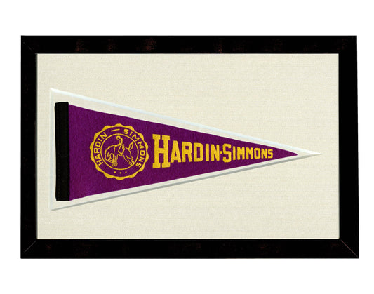 Vintage Hardin-Simmons University Pennant (circa 1950s)