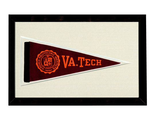 Vintage Virginia Tech Pennant (circa 1950s)